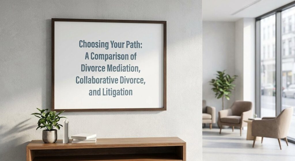 Choosing Your Path: A Comparison of Divorce Mediation, Collaborative Divorce, and Litigation