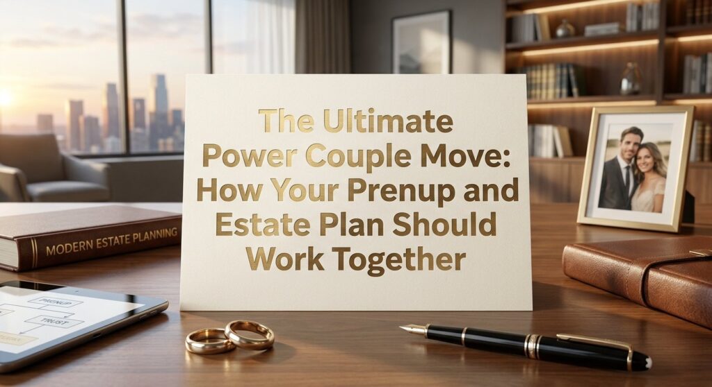 The Ultimate Power Couple Move: How Your Prenup and Estate Plan Should Work Together