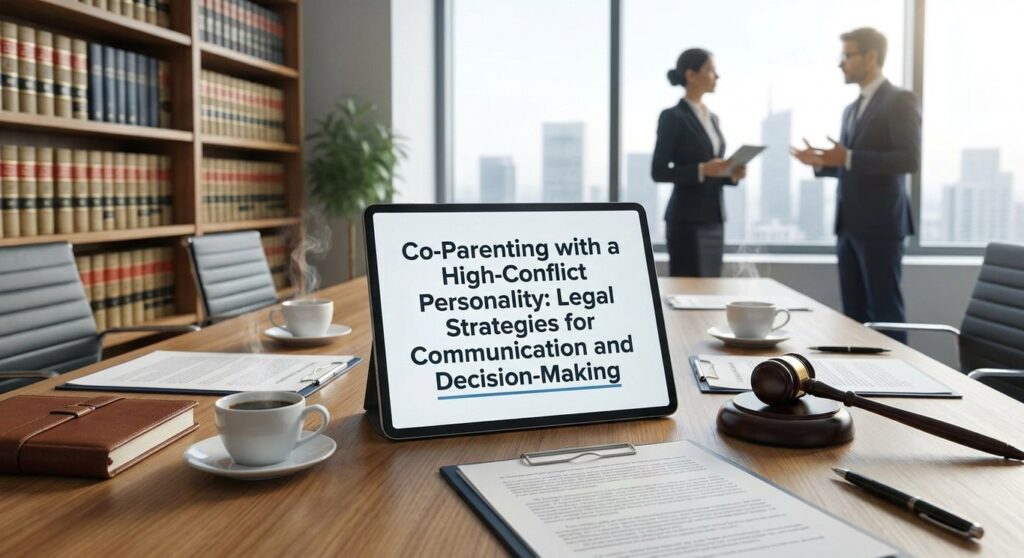 Co-Parenting with a High-Conflict Personality: Legal Strategies for Communication and Decision-Making
