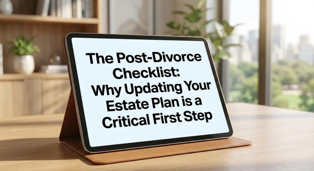 The Post-Divorce Checklist: Why Updating Your Estate Plan is a Critical First Step